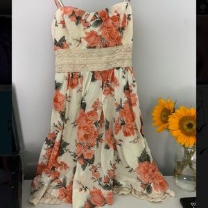 floral mini sundress